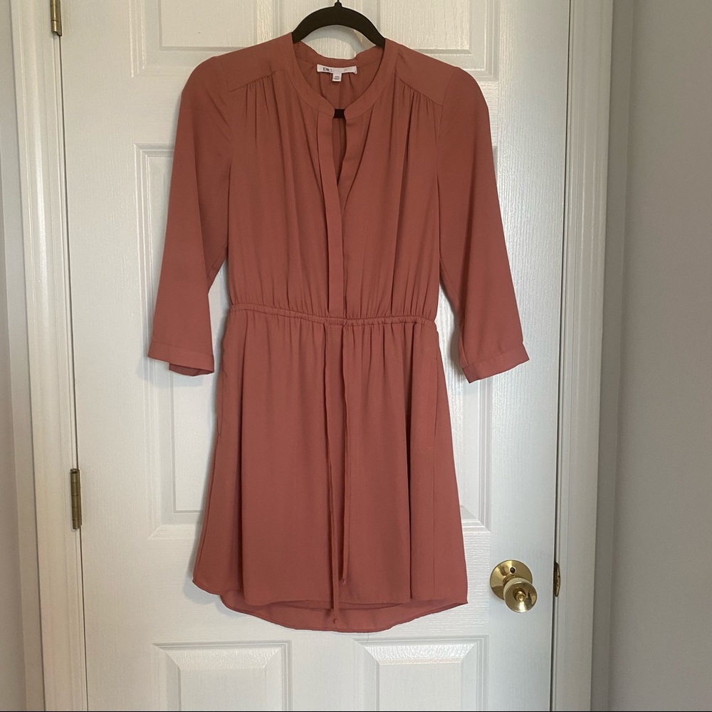 Dr 2 by Daniel Rainn petite mini dress. 3/4 sleeve